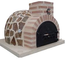 Holzbackofen Aus Multicolor Naturstein Holzbackofen Natursteine Holz