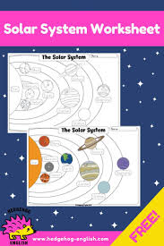 Solar System Color And Trace Free In 2020 Solar System Solar System Worksheets Planet Order