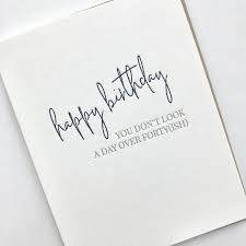 Black And White Birthday Cards Funny Funny Birthday Card Letterpress Birthday Card 40ish Birthday Card Uncle Birthday Card Aun Letterpress Birthday Uncle Birthday Letterpress Birthday Card