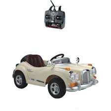 Denver Cars Classic 1960 Uzaktan Kumandali Akulu Araba Bej 12v Mutlu Bebe Araba Jeep Denver