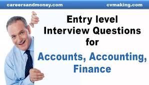 Entry Level Interview Questions For Accounts Accounting Finance Jobs Finance Jobs Job Interview Answers Interview Questions