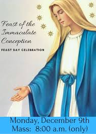 Feast of the immaculate conception of the blessed virgin mary. Feast Of The Immaculate Conception Of Mary Blessed Sacrament Catholic Church