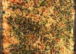 Sushi Bake Recipe By Mel V Recipe Sushi Bake Baked Sushi Recipe Sushi Rice Recipes