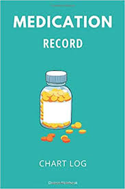 Medication Record Chart Log Personal Book For Daily