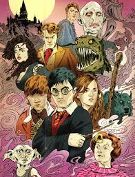 He is a wizard and has many adventures. Jk Rowling Harry Potter Cartoon Harry Potter Cartoon Tapete 2346x3082 Wallpapertip