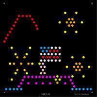 Lite Brite Template Refills Holiday Designs Square Fits Cube Four Share Flat Screen Illumipeg