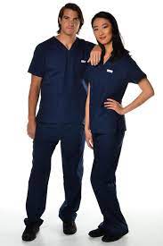 Click here to view the uniform catalogue. Unisex 4 Pocket Navy Regional Queensland Enrolled Nurse For Sale Australia Medical Uniforms Mediscrubs
