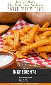 How To Make Sweet Potato Fries In Air Fryer Recipe This Recipe Sweet Potato Recipes Fries Recipes Air Fryer Sweet Potato Fries