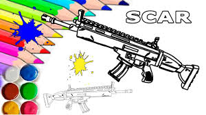 When autocomplete results are available use up and down arrows to review and enter to select. Fortnite Scar Siegebreaker Homemade Printable Coloring Page For Kids Youtube