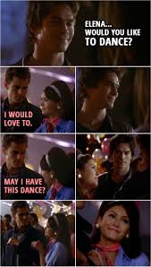 Top 20 vampire diaries love quotes. Elena Would You Like To Dance Scattered Quotes