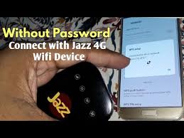 Connect Mobile To Jazz 4g Wifi Device By Pressing The Wps Button Technical Sabak Youtube