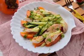 салат с курицей красной фасолью и морковкой по корейски Salat S Kuricej Hurmoj I Ogurcom Salaty Rukkola Recepty