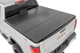Our top 10 tonneau cover for silverado 2020. Hard Tri Fold Bed Cover For 2014 2018 Chevrolet Silverado Gmc Sierra 1500 Pickup Rough Country
