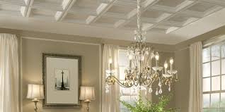 The majority of ceiling tiles are comprised of fiberboard, which is more or less a blend of wood/cain the most common technical design for ceiling tiles is a tongue and groove style. Plastic Ceiling Panels Ceilings Armstrong Residential