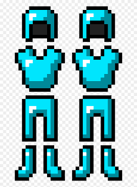 5+8+7+4 is 24, so 24 diamonds to get a full set of armor. Minecraft Diamond Armor Armadura Dibujos De Minecraft Clipart 567943 Pinclipart