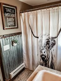 Our Western Bathroom Westernbathroom Bathroomsign Cow Bohobathroom Highlander Dirtyhi O In 2020 Western Bathrooms Western Bathroom Decor Country House Decor