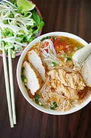 Bun Rieu Cua Vietnamese Crab Noodle Soup Asian Recipes Recipes Food