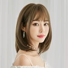 Maybe you would like to learn more about one of these? New Fashion Wig Women S Hair Shoulder Length Bangs Long Hair Air Bangs Synthetic Wigs Shopee Malaysia