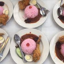 It tastes amazing and is quite popular. Nasi Lemak Sambal Strawberry