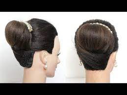 Youtube Bridesmaid Hair Side Bun Medium Hair Styles Juda Hairstyle
