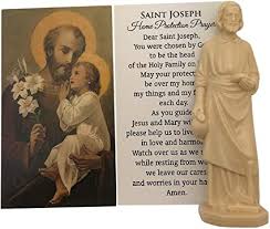 The official prayer of the year of st. Amazon Com Westmon Works St Joseph The Home Protector Set With 4 Inch Statue And Holy Prayer Card Made In The Usa Home Kitchen