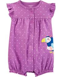 Carters Kiz Bebek Sort Tulum Mor 3m 1h514810