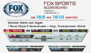 Demar derozan with a dunk vs the oklahoma city thunder. Nba 2k14 Fox Sports Scoreboard Mod 16 9 16 10 Nba2k Org