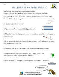 Check spelling or type a new query. Multiplication Word Problems 4th Grade
