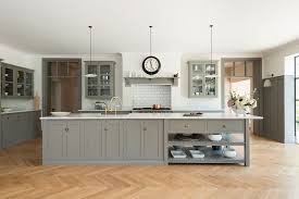 19 reviews of consumers kitchens & baths it took me a while to write the review but overall i've been very happy with the products & service i received at the franklin square showroom. The Kitchen S Main Feature Is The Big Bespoke Island Made From A Combination Of Stan Shaker Style Kitchen Cabinets Shaker Style Kitchens Kitchen Cabinet Styles
