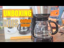 Kris Coffee Maker Alat Kopi Murah Meriah Unboxing Youtube