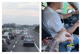 (dialectal) to be jammed with traffic; å¡žè»Šè‹¦ å‰¯é§•äººå¦»å·§æ‰‹æœå‹™ç¶²ç¾¨æ…• Nownews ä»Šæ—¥æ–°èž Line Today