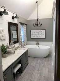 See more ideas about diy mirror, bathroom decor, bathroom makeover. 65 Farmhouse Master Bathroom Decor Ideas On A Budget Bathroom Remodel Master Farmhouse Master Bathroom Farmhouse Bathroom Decor
