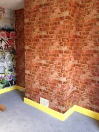 A white brick wallpaper can keep the backdrop distinctly neutral while adding texture to the room. Free Download Boys Bedroom Brick Wallpaper Boys Room Ideas Pinterest Brick 736x981 For Your Desktop Mobile Tablet Explore 50 Boys Room Wallpaper Ideas Powder Room Wallpaper Ideas Wallpaper For