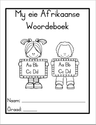 Afrikaanse Grondslagfase Woordeboek Preschool Learning Literacy Stations Grade R Worksheets