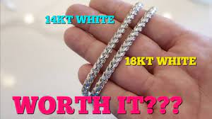 That being said, the price of gold is theoretically the same all over the globe. 18kt White Gold Worth It Color Difference Between 14kt Vs 18kt Youtube
