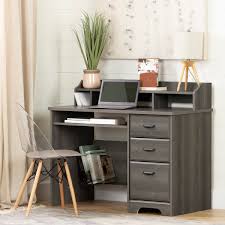 I'm happy to finally have a dedicated workspace. Versa Computer Desk With Hutch Desk Home Office Furniture Products South Shore Furniture Us Furniture For Sale Designed And Manufactured In North America