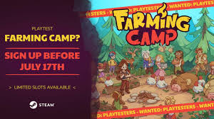 Farming Camp terá um Playtest na próxima semana