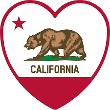 Clipart California Flag Heart California Flag Clip Art Flag