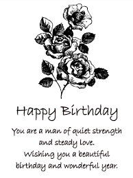 Birthday Images For Him Free Black White Rose Happy Birthday Card For Him Birthday Greeting Cards By Davia Birthday Cards For Him Happy Birthday Cards Birthday Greeting Cards