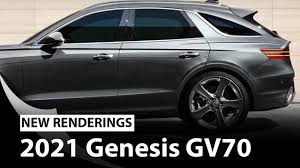 The 2021 genesis gv80 is a midsize suv from hyundai's premium vehicle division. 2021 Genesis Gv70 Compact Luxury Suv Here Are The Latest Rendering Images And Spy Shots Youtube