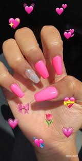 Find this pin and more on all things nails by liane perez. 52 Pretty Pink Nails Ideas Inspired Beauty Pink Nails Square Acrylic Nails Pink Acrylic Nails