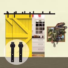 In this diy project guide you will learn all about painting a wooden garage door. Antique Sliding Barn Door Hardware 4 9 6ft Hangers Diy Kit For Wood Barn Door Building Hardware Supplies Home Garden