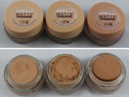 maybelline new york dream matte mousse foundation review