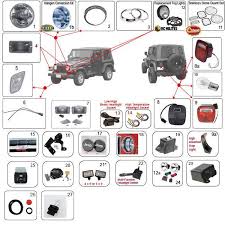 Jeep Wrangler Lights Tj Lights 97 06 Jeep Wrangler Jeep Wrangler Accessories Buy Jeep Wrangler