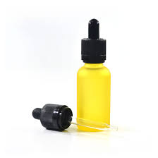 China Matte Frosted Yellow 30ml Glass Essential Oil Bottle With Dropper China Bottle And Essential Oil Bottle Price