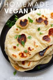 Vegan Naan Recipe Easy To Make At Home Indian Style Naan Bread Bakes Up Soft Fluffy And Delicious Perf Vegan Naan Vegan Indian Recipes Indian Bread Recipes