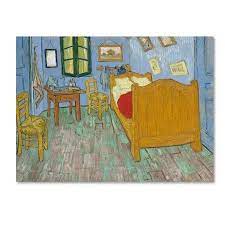 trademark fine art the bedroom canvas art by van gogh walmart com van gogh art van gogh paintings vincent van gogh