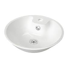 bodviken vask til bordplade hvid ikea aufsatzwaschbecken waschbecken siphon