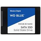 Blue 500GB 3D NAND SATA III Internal Solid State Drive WDBNCE5000PNC-WRSN WD