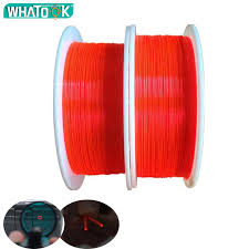 2 0mm 2mm Fluorescent Fiber Optic Cable 1m Red Neon Pmma Ultra Optic Fiber Lighting For Gun Sight Shutting Light Decorations Optic Fiber Lights Fiber Lightfiber Optic Cable Aliexpress